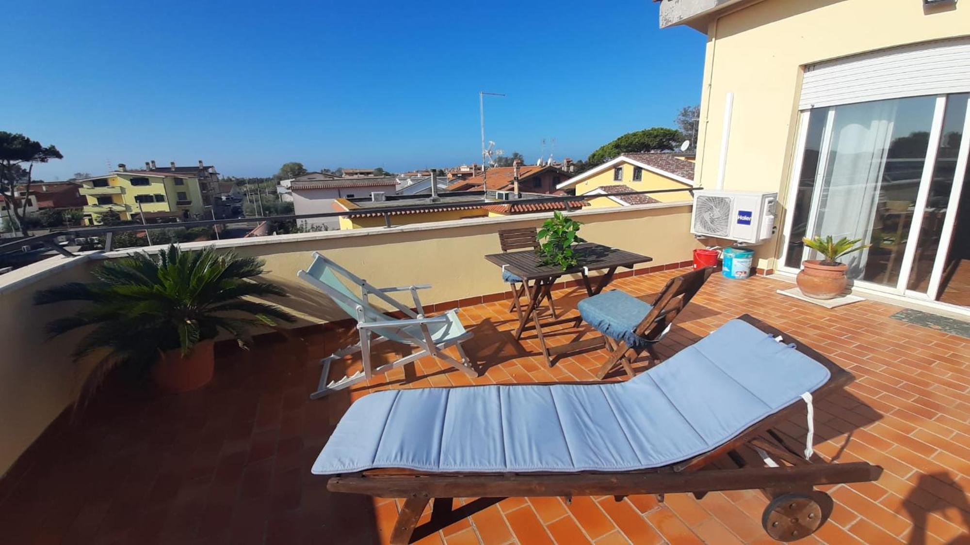 La Terrazza Sul Faro Appartement Fiumicino Buitenkant foto